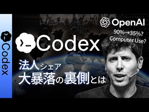 【OpenAI 大型アップデート】CodexがついにPCを操作開始｜Claude Codeとどっちを選ぶべきか徹底解説